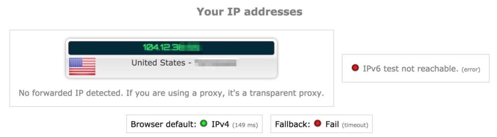 شناسایی نشت آدرس IP