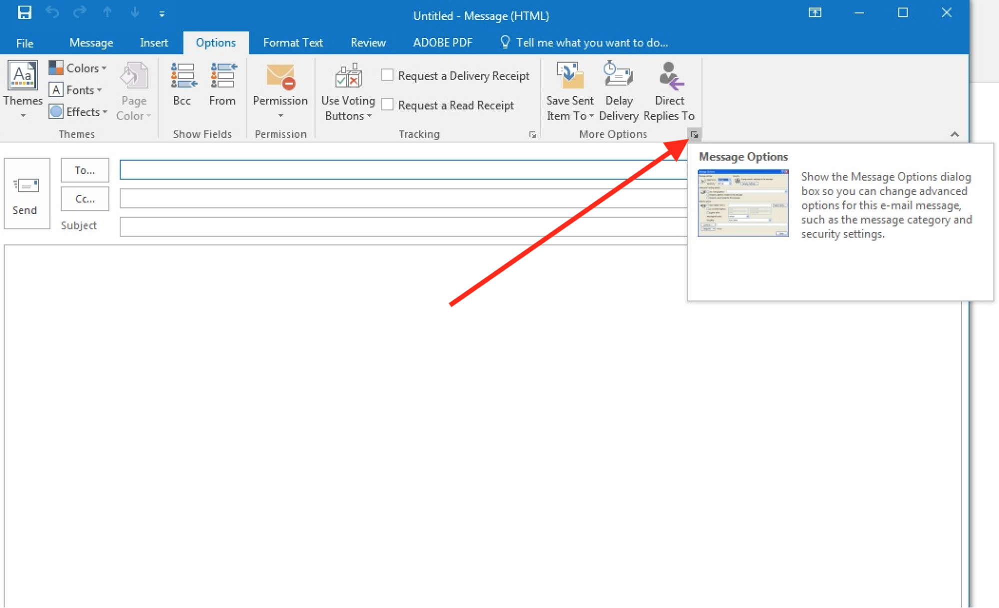 Outlookの新しいメールセキュリティ設定