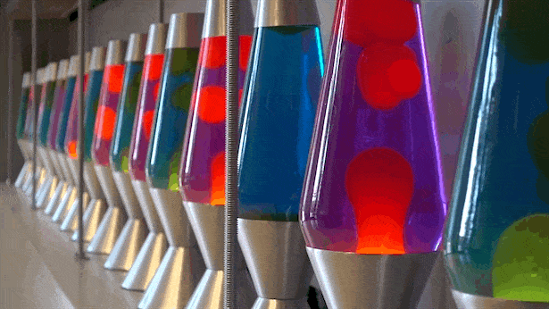 Las lámparas de lava que ayudan a mantener la seguridad de Internet
