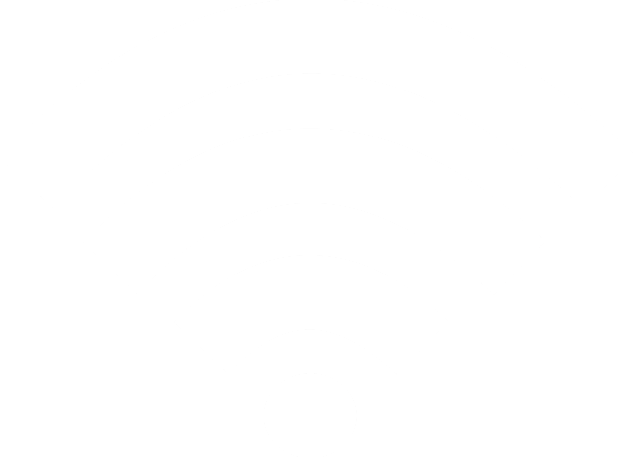 señal wifi blanca