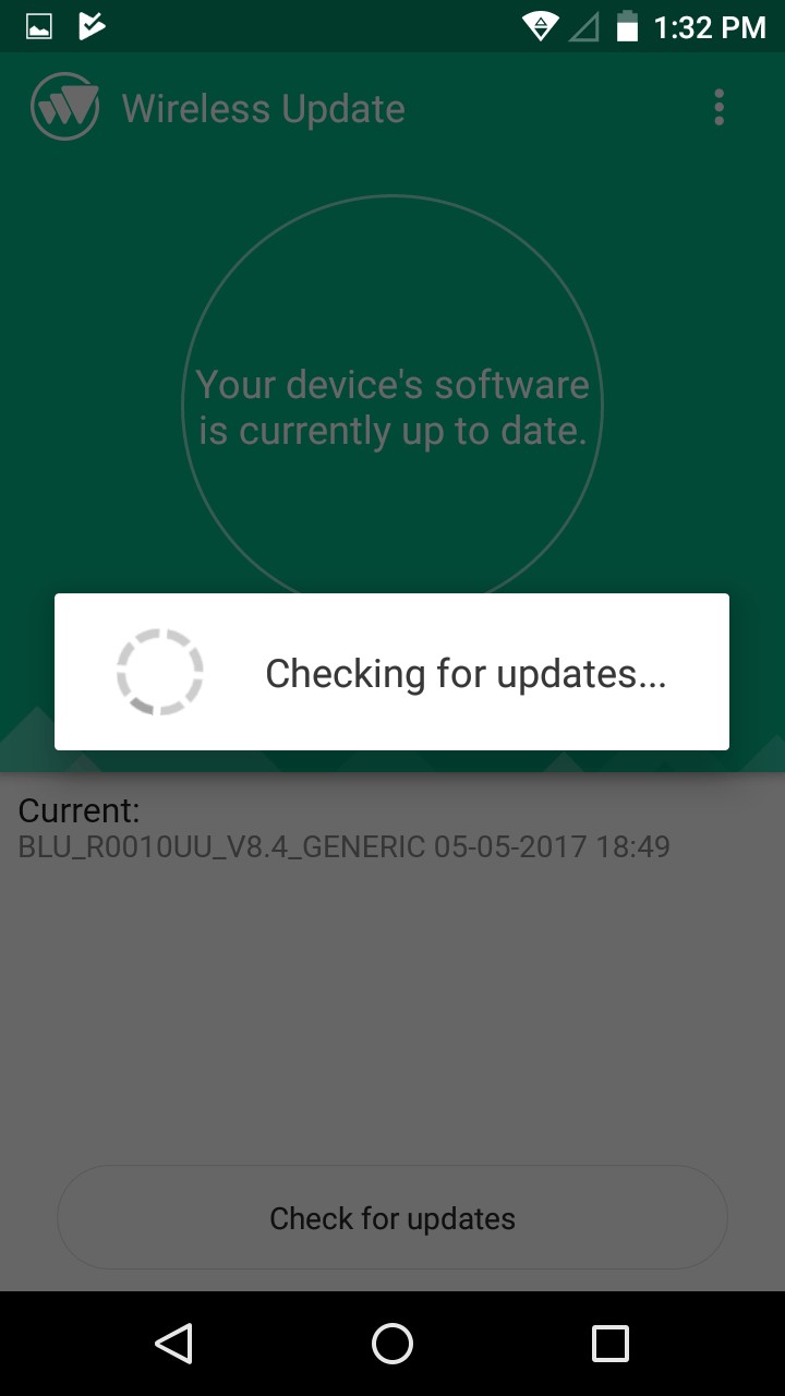 Verificare actualizări telefonice Android