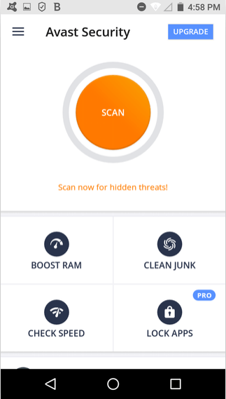 Avast Mobile Security Scan
