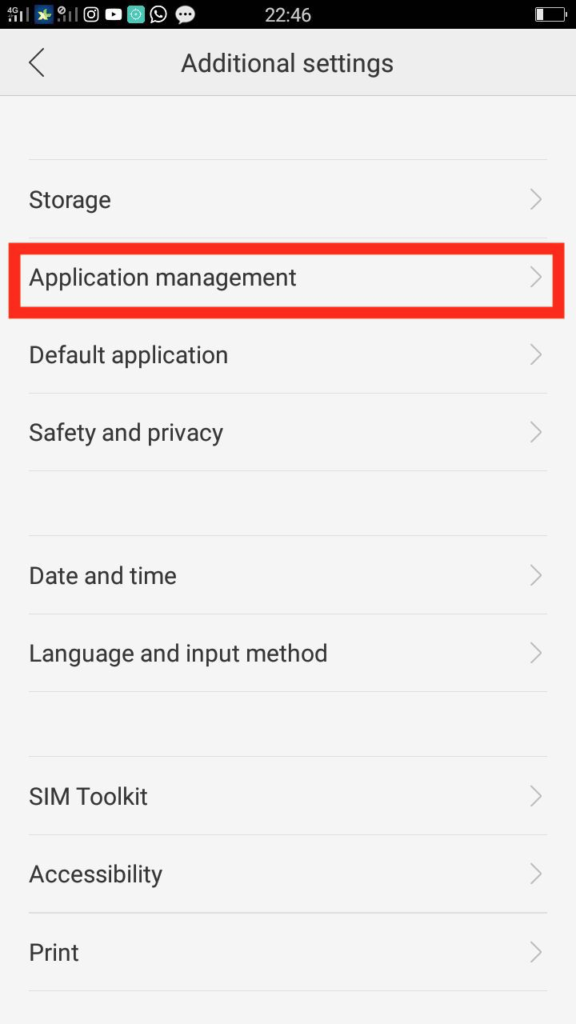 Android Phone Application Management