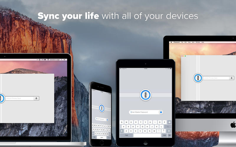 1Password App Devices Syncronization